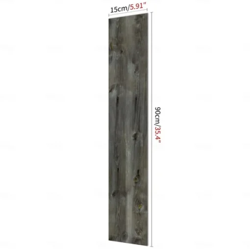 Wood Floor Wallpaper Peel And Stick Wall Sticker PVC Self Adhesive for Home Decor Home Living Room Bedroom Floor Tile Renovation Stickers Waterproof 15x90cm / 6''x35.4''