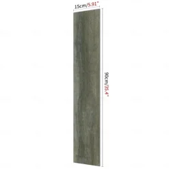 Wood Floor Wallpaper Peel And Stick Wall Sticker PVC Self Adhesive for Home Decor Home Living Room Bedroom Floor Tile Renovation Stickers Waterproof 15x90cm / 6''x35.4''