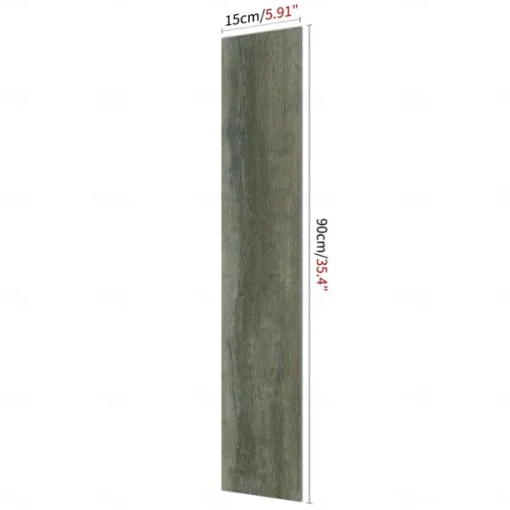 Wood Floor Wallpaper Peel And Stick Wall Sticker PVC Self Adhesive for Home Decor Home Living Room Bedroom Floor Tile Renovation Stickers Waterproof 15x90cm / 6''x35.4''