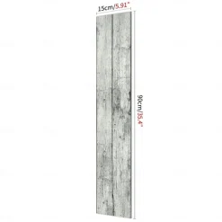 Wood Floor Wallpaper Peel And Stick Wall Sticker PVC Self Adhesive for Home Decor Home Living Room Bedroom Floor Tile Renovation Stickers Waterproof 15x90cm / 6''x35.4''