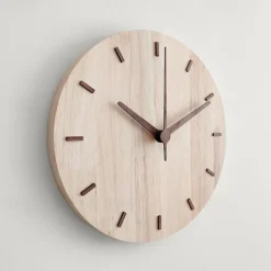 Wood Wall Clock Modern Kitchen Creative Wall Watch Wall Clock Room Wall Decor Home Living Room Decoration 30 CM
