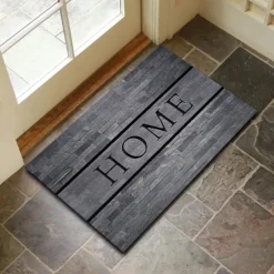 Wooden Pattern Doormat Kitchen Mat Floor Mat Non-Slip Area Rug Oil Proof Rug Indoor Outdoor Mat Bedroom Decor Bathroom Mat Entrance Rug