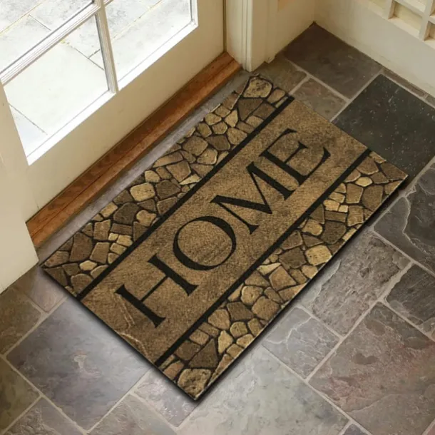 Wooden Pattern Doormat Kitchen Mat Floor Mat Non-Slip Area Rug Oil Proof Rug Indoor Outdoor Mat Bedroom Decor Bathroom Mat Entrance Rug