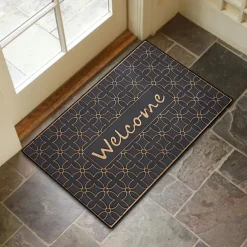Wooden Pattern Doormat Kitchen Mat Floor Mat Non-Slip Area Rug Oil Proof Rug Indoor Outdoor Mat Bedroom Decor Bathroom Mat Entrance Rug