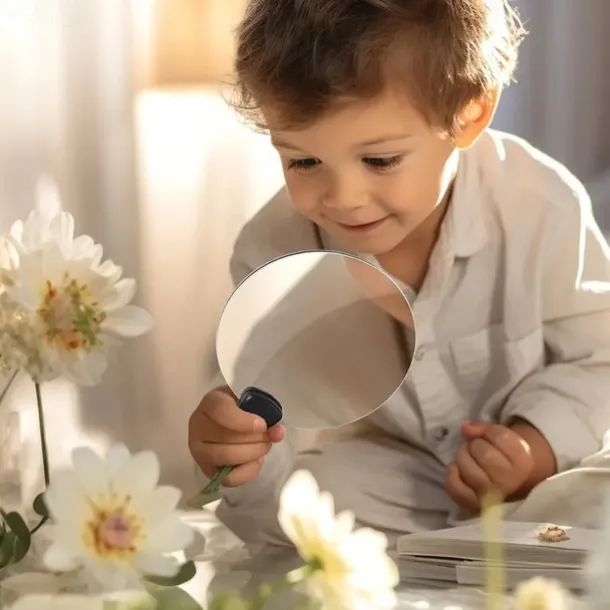 5X Hands Free Magnifying Glass Adjustable Magnifier with4.33in Diameter Lens and Stand Neckwear for Reading Seniors Low Vision Sewing Crafting Cross Stitch Inspection Repair