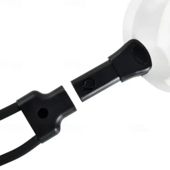 5X Hands Free Magnifying Glass Adjustable Magnifier with4.33in Diameter Lens and Stand Neckwear for Reading Seniors Low Vision Sewing Crafting Cross Stitch Inspection Repair